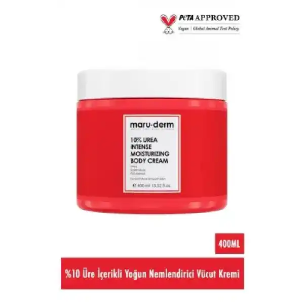 Maruderm %10 Urea (Üre) Yoğun Nemlendirici Vücut Kremi 400 ML