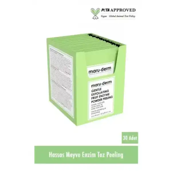 Maruderm AHA Meyve Enzim Hassas Toz Peeling 60 gr