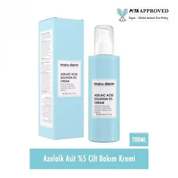 Maruderm Azelaik Asit %5 Cilt Bakım Kremi 200 Ml