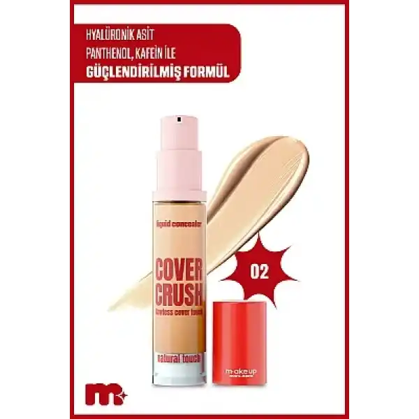 Maruderm Flawless Touch Liquid Concealer No 02 – Doğal Bitişli Sıvı Kapatıcı
