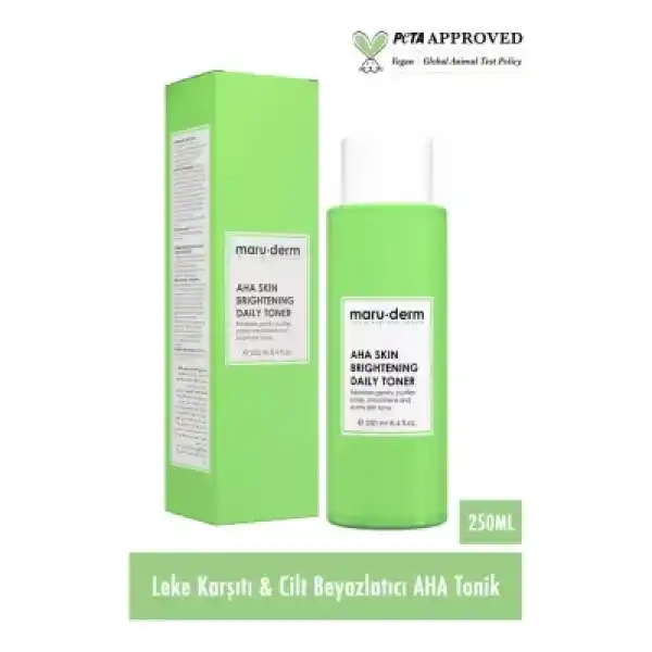 Maruderm Leke Karşıtı Cilt Beyazlatıcı Laktik Asit %5 Glikolik Asit %1 Aha Tonik 250 Ml