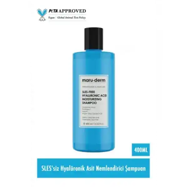 Maruderm SLES-Free Hyaluronic Acid Moisturizing Shampoo 400 ML