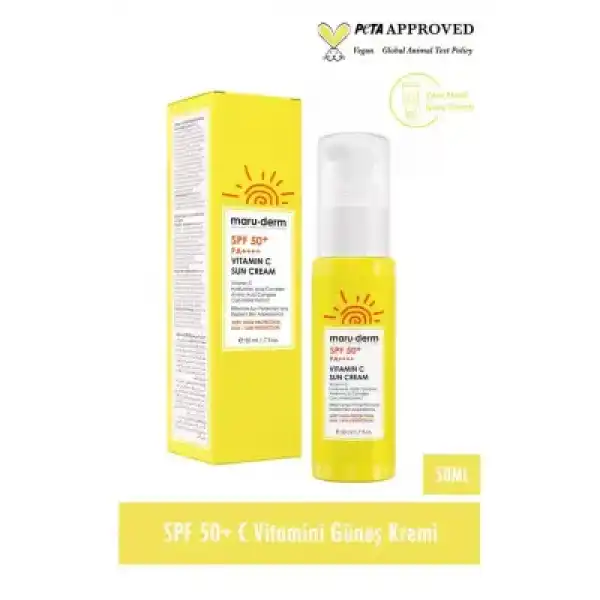 Maruderm SPF 50+ C Vitamini Güneş Kremi 50 ML