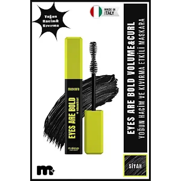 Maruderm Yoğun Hacim ve Kıvırma Etkili Maskara – Volume & Curl Mascara