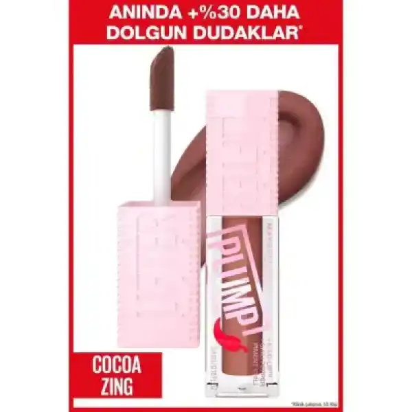 Maybelline Lifter Plump Dudak Parlatıcısı - Cocoa Zing - 007 -