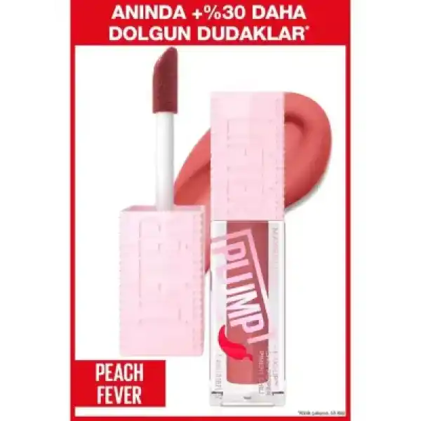 Maybelline Lifter Plump Dudak Parlatıcısı - Peach Fever - 005 -