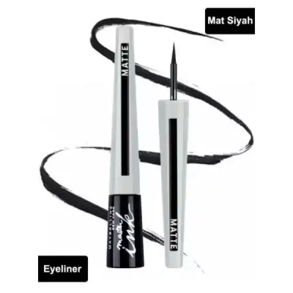 Maybelline New York Lasting Drama Mat Siyah Eyeliner