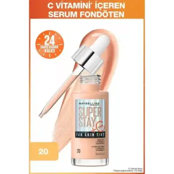 Maybelline New York Super Stay Skin Tint Fondöten - 20 30ml