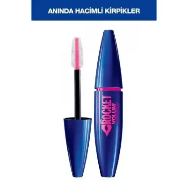 Maybelline New York Volum Express Rocket Ekstra Siyah Maskara 9,6 ml