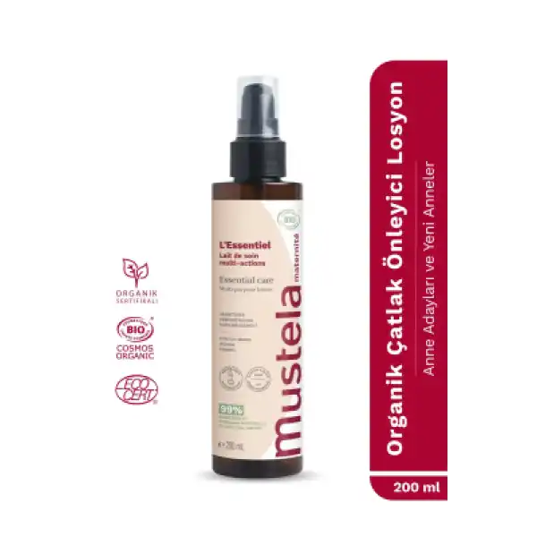 Mustela Maternite Essential Care Multi-Purpose Losyon - Çok Amaçlı Temel Bakım Losyonu - 200 ml