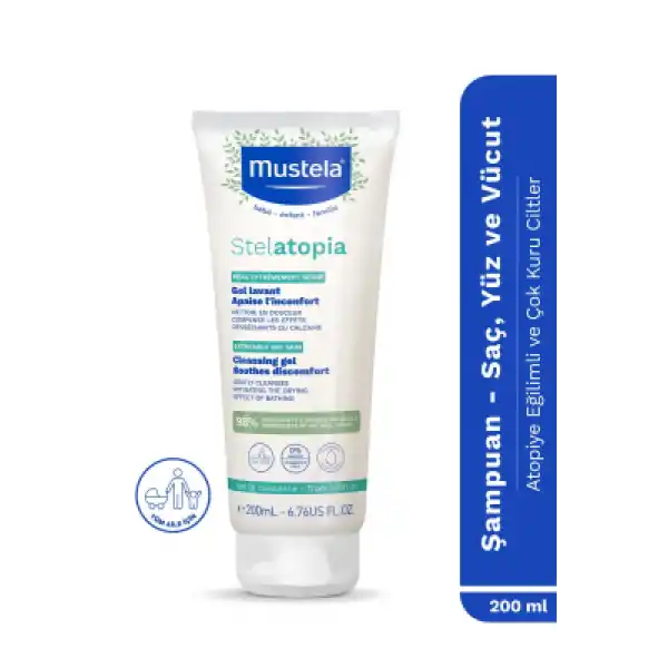 Mustela Stelatopia Cleansing Gel Şampuan 200 ml