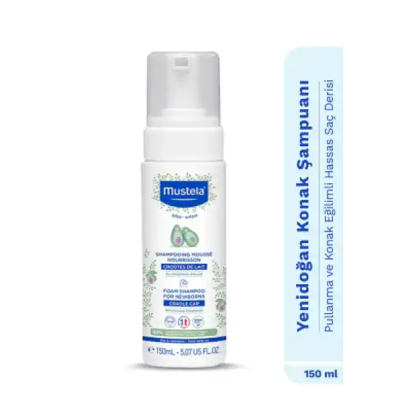 Mustela Yenidoğan Köpük Şampuanı 150 ml