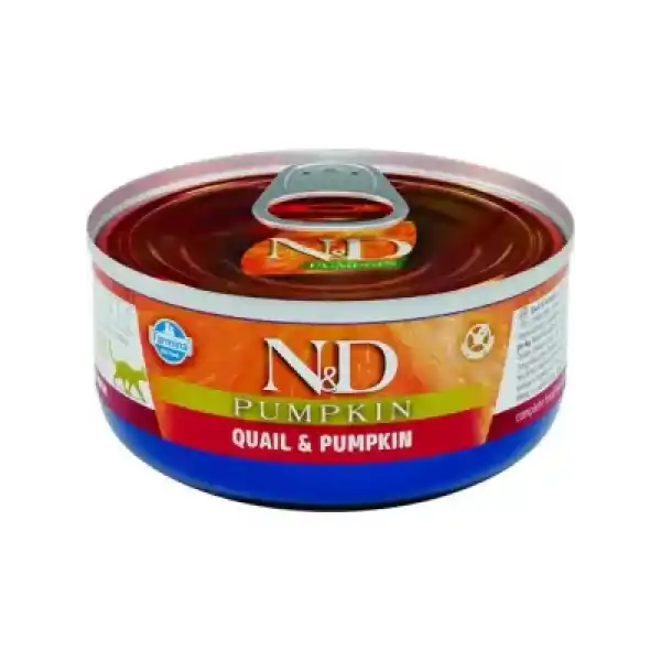 N&D Pumpkın Kedi Konserve Bıdırcın & Balkabağı 70 gr