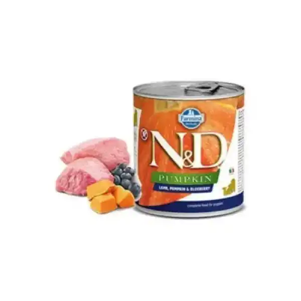 N&D Pumpkın  Lamb & Blueberry Puppy Köpek Konserve 285 Gr