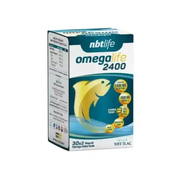 Nbt Life Omegalife 2400mg 60 Kapsül