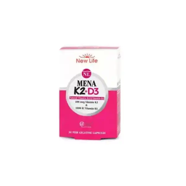 New Life Mena K2+D3 30 Kapsül
