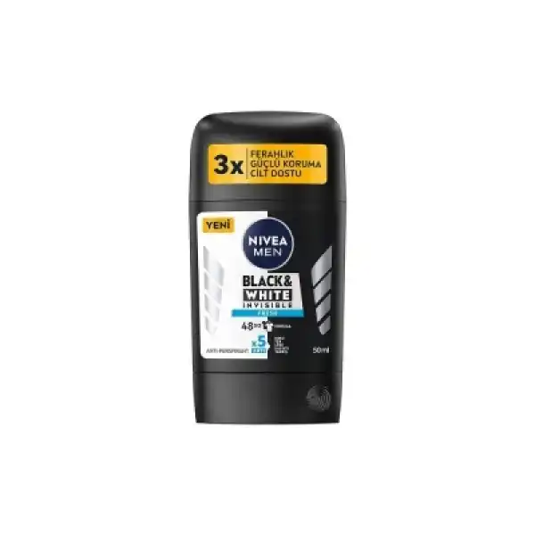 Nivea Men Black  White Invisible Fresh Stick Deodorant 50 ml