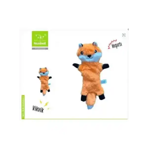 Nunbell Köpek Oyun Peluş Tilki