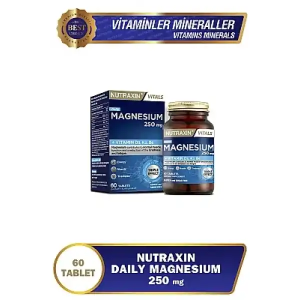 Nutraxin Magnesium Daily 250 mg 60 Tablet