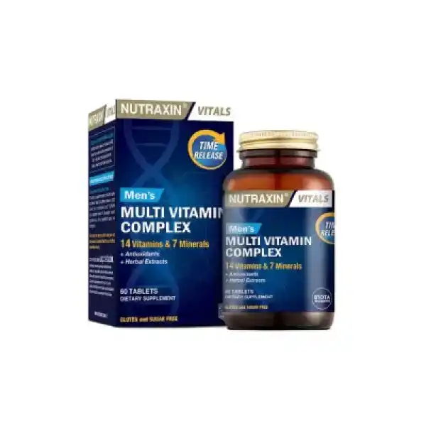 Nutraxin Mens Multi Vitamin Complex 60 Tablets