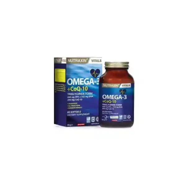 Nutraxin Omega 3 + CoQ-10 60 Kapsül
