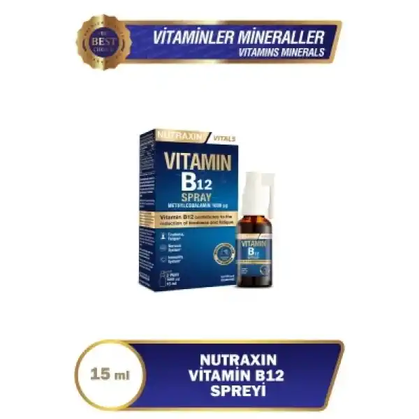 Nutraxin Vitamin B12 Spray 15 ml