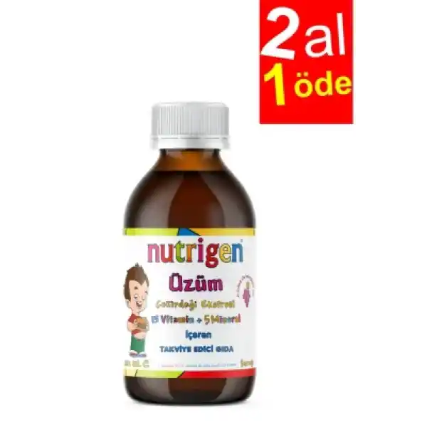 Nutrigen Üzüm Çekirdeği Ekstreli Şurup 200 ml - 2AL1ÖDE