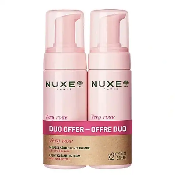 Nuxe Very Rose Yüz Temizleme Köpüğü 2x150 ml