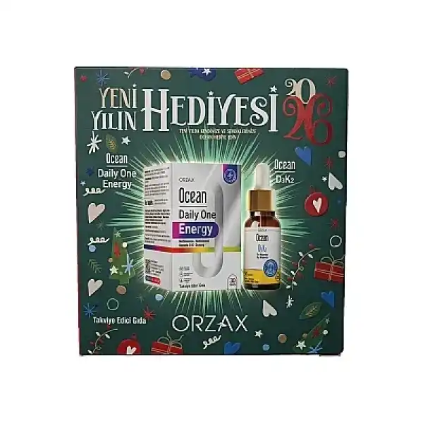 Ocean Daily One Energy 30 Tablet + Ocean D3K2 20ml Yılbaşı Set