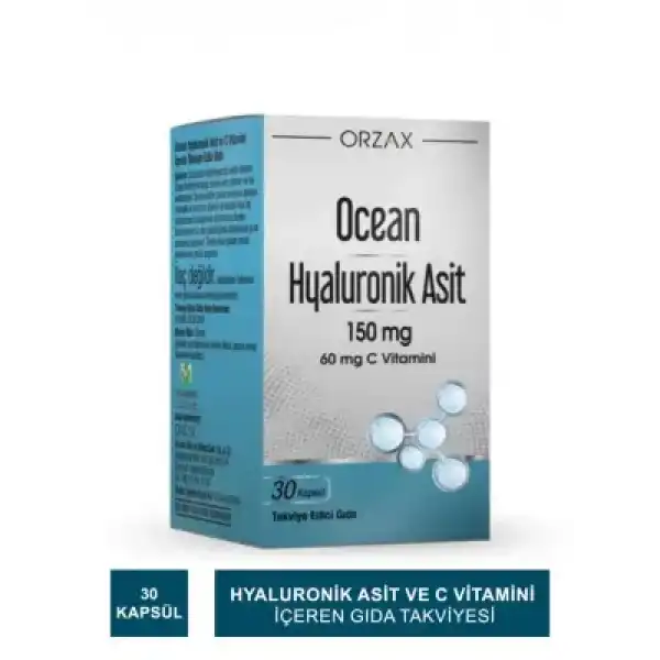 Ocean Hyaluronik Asit 150mg 30 Kapsül