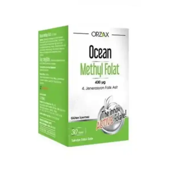 Ocean Methyl Folat 400mg 30 Tablet