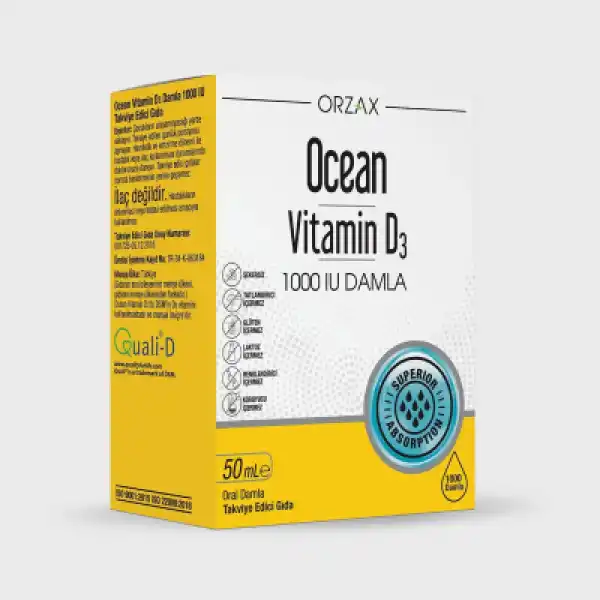 Ocean Vitamin D3 1000 IU