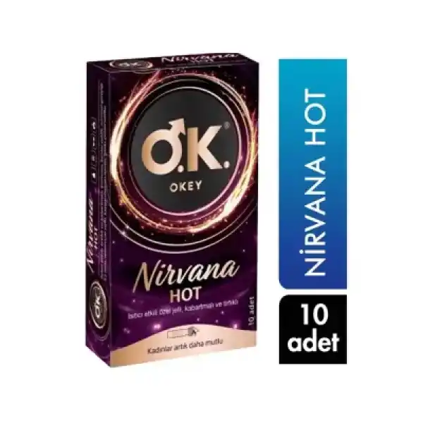 Okey Nirvana Hot Prezervatif 10 Adet