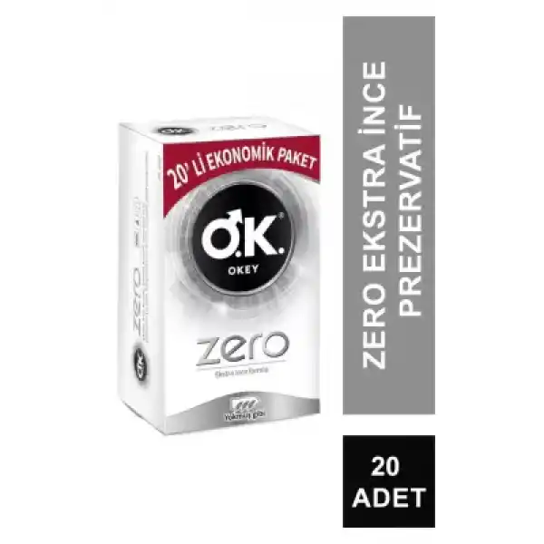 Okey Zero Prezervatif 20 Adet