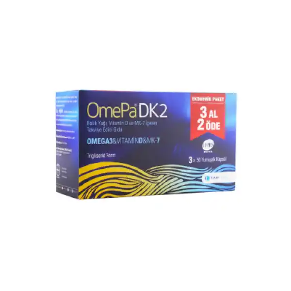 Omepa DK2 50 Kapsül 3 Al 2 Öde