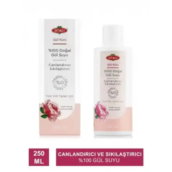Otacı Gül Kürü Canlandırıcı & Sıkılaştırıcı Gül Suyu 250 ml