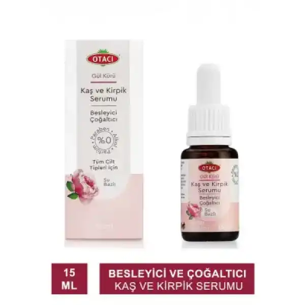 Otacı Gül Kürü Kaş ve Kirpik Serumu 15 ml