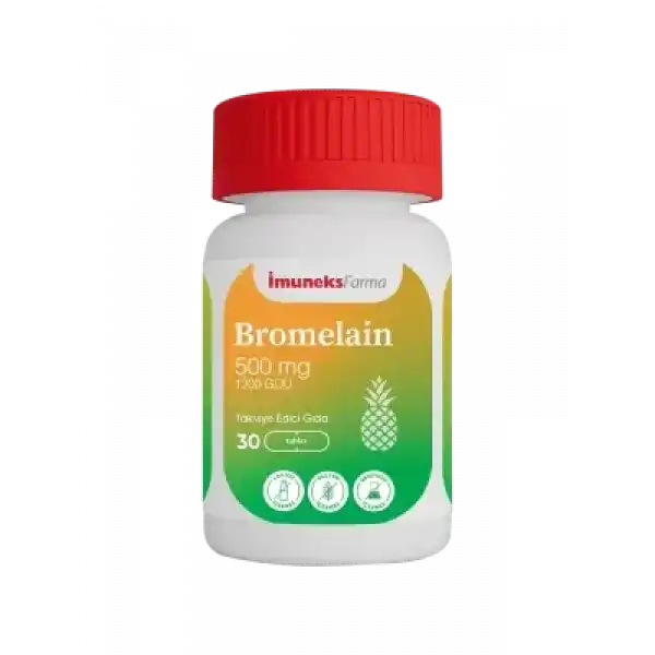 OUTLET - İmuneks Bromelain 500mg 30 Tablet