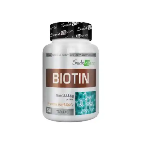 Outlet - Suda Vitamin Biotin 5000mcg 50 Tablet