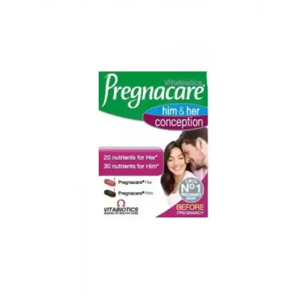 Outlet - Vitabiotics Pregnacare Him & Her Conception 60 Tablet