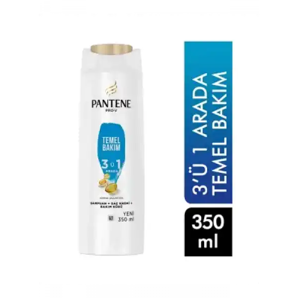 Pantene Pro-V 3ü 1 Arada Temel Bakım Şampuanı 350 ml