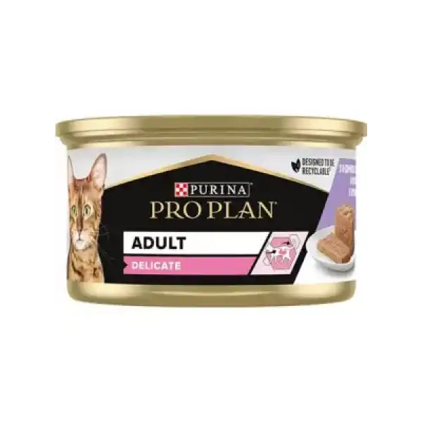 Pro Plan Yetişkin Kedi Delicate Hindili Konserve 85 Gr