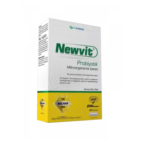 Rc Pharma Newvit Probiyotik 30 Kapsül
