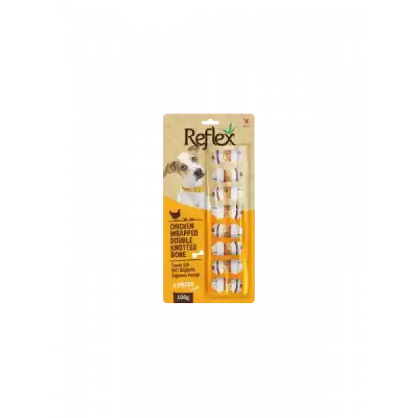 Reflex Tavuk Etli Çift Düğümlü Kemik 8li 100 gr