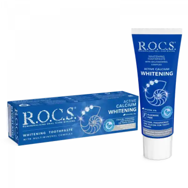 Rocs Aktif Kalsiyum Beyazlatıcı Diş Macunu 75 ml