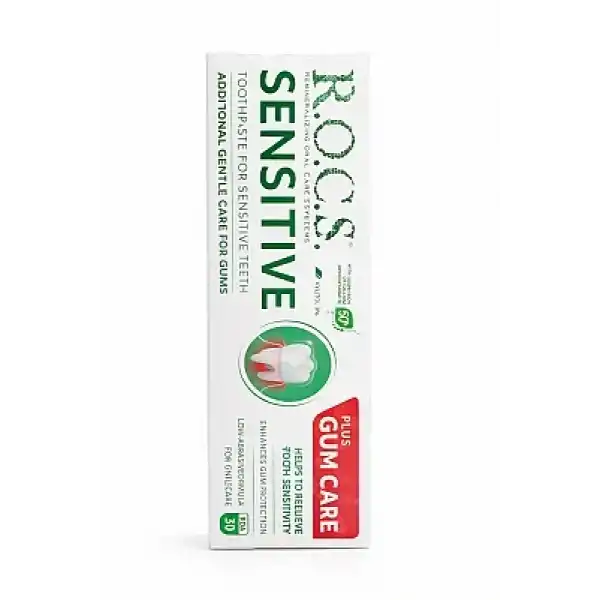 Rocs Sensitive Plus Gum Care Yetişkin Diş Macunu 75 ml