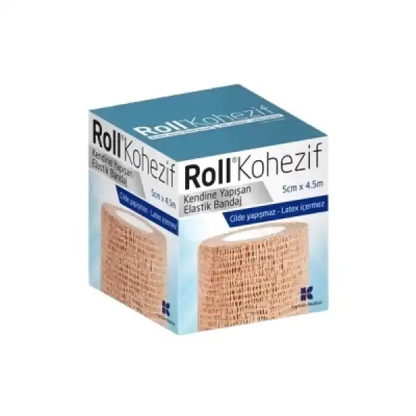 Roll Kohezif Bandaj 5 cm x 4,5 m