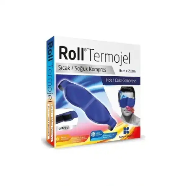 Roll Termojel Göz İçin Sıcak Soğuk Kompres Jel 8 x 21 cm