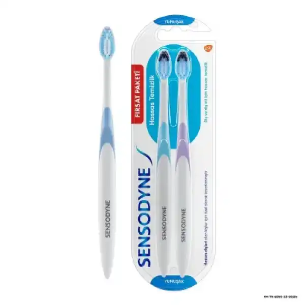 Sensodyne Hassas Temizlik Yumuşak Diş Fırçası - 2li Fırsat Paketi