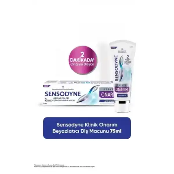 Sensodyne Klinik Onarım Aktif Beyazlık Diş Macunu 75ml